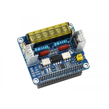 Двухканальный двунаправленный симистор HAT для Raspberry Pi, встроенный микроконтроллер, управление командами, UART / I2C