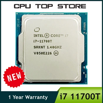НОВЫЙ Core i7 11700T 1,4 ГГц восьмиядерный шестнадцатипоточный процессор L3 = 16M 35 Вт LGA 1200 без вентилятора Материнская плата H510