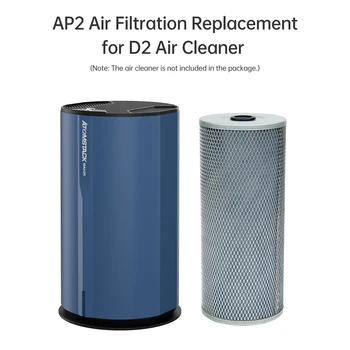 Замена фильтрации воздуха Atomstack Maker AP2 для воздухоочистителя D2 с 8-слойным фильтром Эффективная скорость фильтрации 99,97%