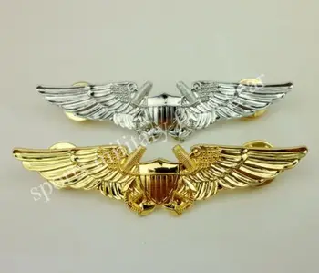 . Два металлических знака отличия военно-морской авиации Военно-морской флот США Крылья Значок значка