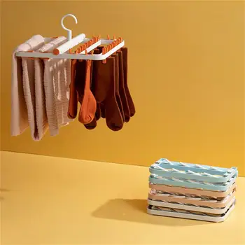  Простой в использовании Многофункциональная сушилка для одежды Складная стойка для детских носков Сушилка для одежды с несколькими зажимами Диск для хранения белья