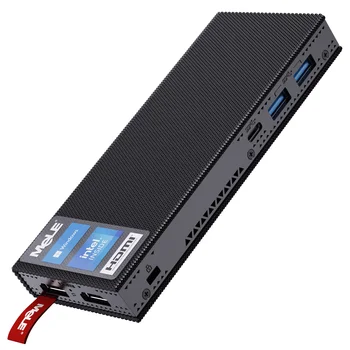 MeLE Безвентиляторный мини-ПК PCG02pro Windows 11 Pro Celeron J4125 8G 128G Небольшой промышленный настольный компьютер IoT Dual 4K HDMI SSD PXE PD3.0