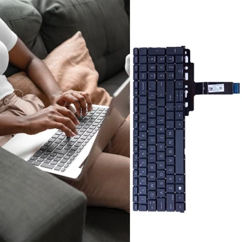 Новая клавиатура ноутбука с английской раскладкой (США) для ноутбука hp ProBook 450 G8 455 G8 Черный ноутбук Клавиатура для ноутбука No Point No Backlit