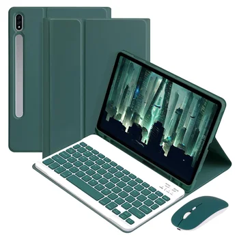 Tab Защитный чехол для планшета серии S9 + клавиатура Клавиши из АБС-пластика Рассеивание тепла Водонепроницаемый Противоскользящий для офисной работы Ежедневное использование