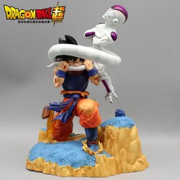 Новый Dragon Ball Z Фигурка Son Goku Bite Frieza Фигурка 27 см ПВХ Фигурки Gk Статуя Коллекция Модель Игрушки Подарки