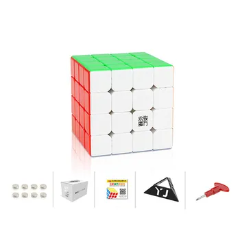 Yj Zhilong Mini 4x4 Магнитный Волшебный Куб 56 мм Мини Скоростной Куб Головоломка Zhilong Yongjun Toys Профессиональные магнитные кубики 4x4x4