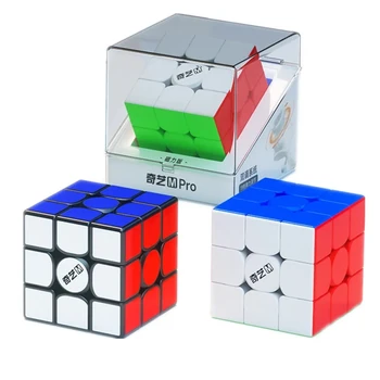 QiYi Магнитный Волшебный Куб 3x3x3 PRO Профессиональный 3x3 Магнит Скорость Головоломка 3×3 Детский Конкурс Игрушек Cubo Magico Подарочная игрушка