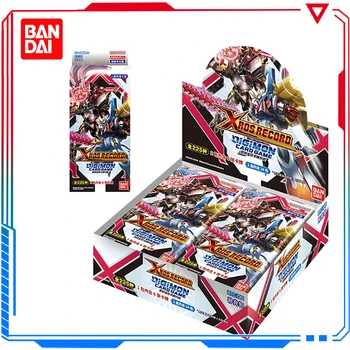 Bandai Digimon Коллекция приключенческих игр Карты XROS RECORD BTC05 Booster Pack DTCG Digimon Игрушки для мальчиков