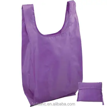 многоразовая продуктовая нейлоновая складная сумка для покупок RPET портативная складная сумка для покупок в супермаркете