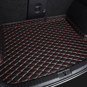 Искусственный кожа Индивидуальный коврик багажника автомобиля для Volkswagen VW Passat B5 B6 B7 2011-2015 Автомобильные аксессуары Интерьер