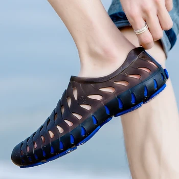 2021 Новые Мужчины Сандалии Летние Шлепанцы Тапочки Мужчины На открытом воздухе Пляж Повседневная Обувь Дешевые Мужские Сандалии Водная Обувь Сандалия Masculina
