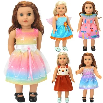 Прекрасное платье для 42 см Nenuco Doll 17 дюймов Baby Doll Одежда 18 дюймов Детская одежда Одежда Девочки Осень Зима Рождество Лисы
