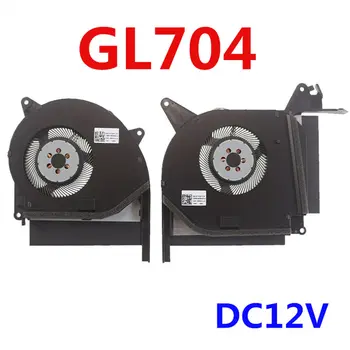 GL704 12V Радиатор компьютера Вентиляторы охлаждения CPU GPU Вентилятор кулера для ASUS ROG Strix Scar GL704GM GL704GV GL704GW 13NR00N0M10111 09011