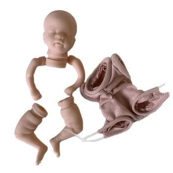 DIY Reborn Baby Doll Kit Ткань Ткань Тело Куклы Аксессуары Подарок для детей