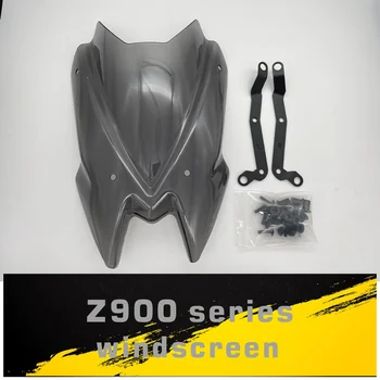 Ветровой дефлектор лобового стекла мотоцикла дымчато-серый прозрачный лоб Z900 Новое для Z900 2020 2021