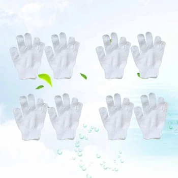 8 шт. Детские перчатки для ванны Полотенца для душа Нейлоновые детские мочалки Скраб Отшелушивающее средство