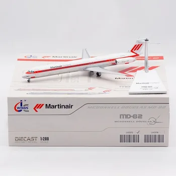 1:200 Масштаб McDonnell Douglas MD-82 PH-MCD Литой металлический сплав Martinair Реплика Модель самолета Игрушка для коллекции