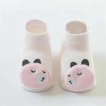 1 шт. Богатые и красочные носки для новорожденных, подходящие для новорожденных Детские носки Детские цветные носки Детские принадлежности Удобные напольные носки