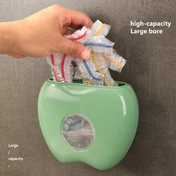 Настенный мешок для мусора Настенная коробка Пыленепроницаемый держатель продуктового пакета для домашних принадлежностей