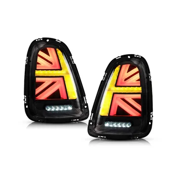 1 пара Авто 12 В Светодиодный задний фонарь для BMW MINI R56 R57 R58 R59 Дымчатый черный тормозная коса Указатель поворота