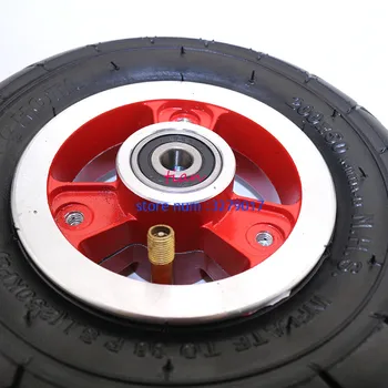 8 дюймовая красная шина для электрического скутера с колесом красная ступица 8 дюймов 200x50 для инфляционных шин легкого автомобиля
