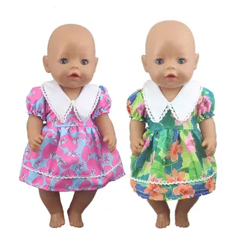 43 см новорожденный ребенок Прекрасная одежда с белым воротником для детской кукольной одежды 18-дюймовый американский костюм куклы OG