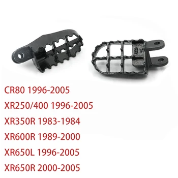 Для Honda XR250 XR 250 400 CR80 XR650L 96-05 XR350R 83-84 XR600R 89-00 XR650R 00-05 Стальные подножки Подставки для подножек