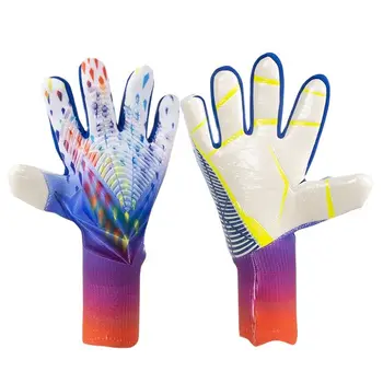 Вратарские перчатки Детские Взрослые Противоскользящие вратарские перчатки Латексная ручка Профессиональная защита футбола Футбольные мужские женские перчатки для матчей