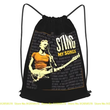 Sting My Song Tour 2019 Рюкзак на шнурке Новейшая сумка для обуви Спортивный стиль Рюкзак для верховой езды Спортивная сумка