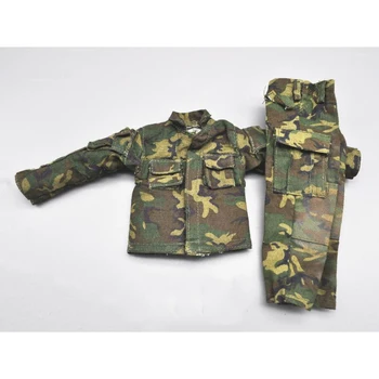 1/6 Модель солдата Современная боевая одежда для спецназа в джунглях с 12-дюймовой подвижной кукольной одеждой