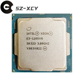 Intel Xeon E3-1205 v6 E3 1205v6 E3 1205 v6 Четырехъядерный четырехпоточный процессор с тактовой частотой 3,0 ГГц 8 млн пикселей 65 Вт LGA 1151