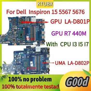 LA-D801P LA-D802P, для материнской платы ноутбука Dell Inspiron 15-5567 5567.BAL20, CN-02PVGT 02PVGT, с процессором i5 i7 R7, M445, графическим процессором